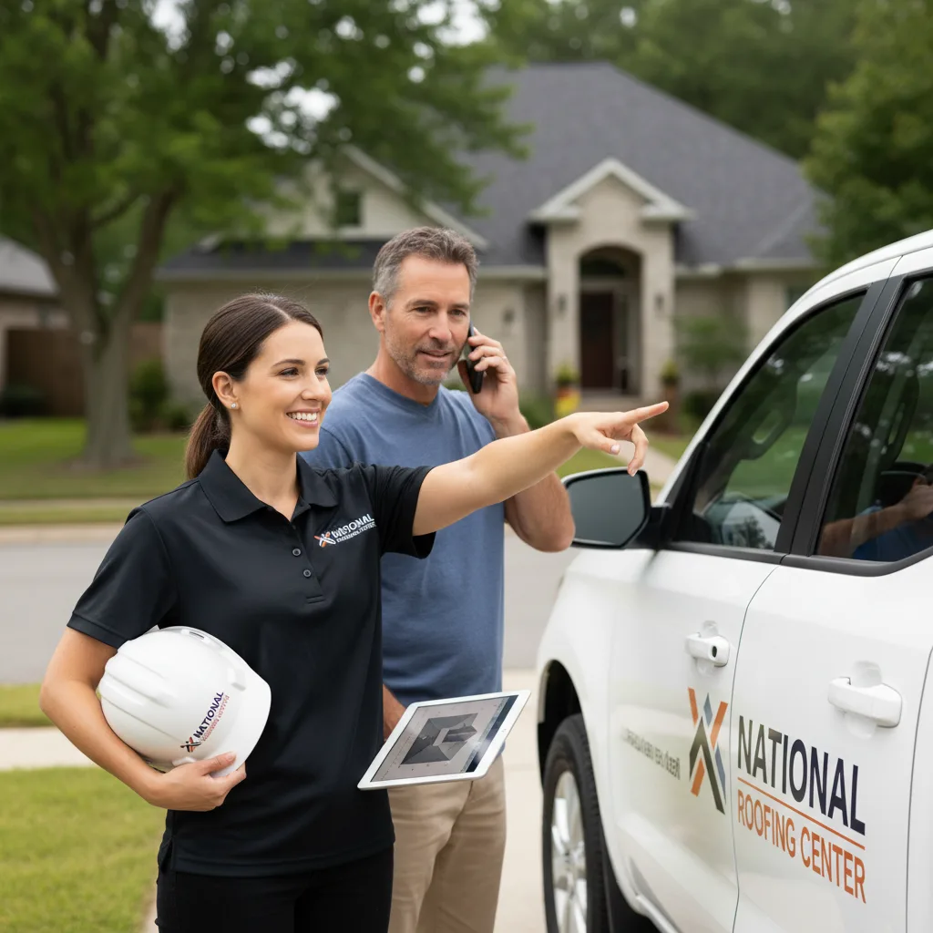 National Roofing Center customer support in Hermann